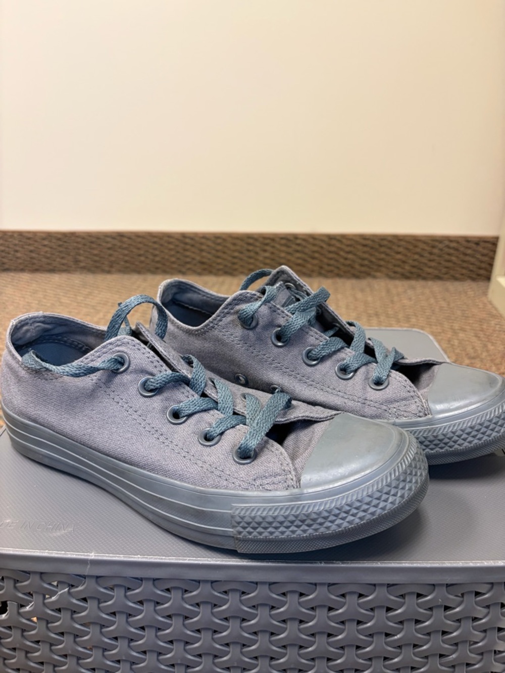 Converse Low-Top Sneakers in Grey